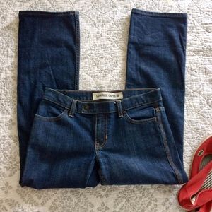 2 GAP Low Rise Capri Jeans